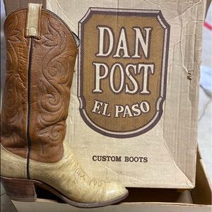 BACK UP FOR SALE***** Dan Post custom boots!